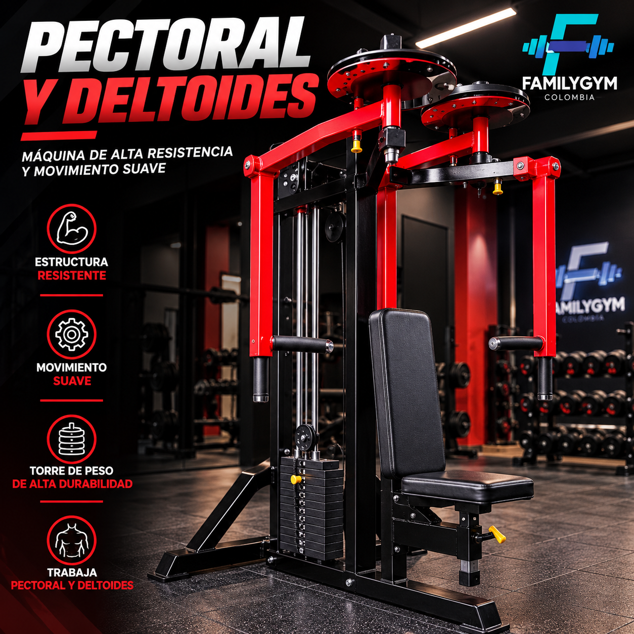 Peck deck dual pecho y espalda
