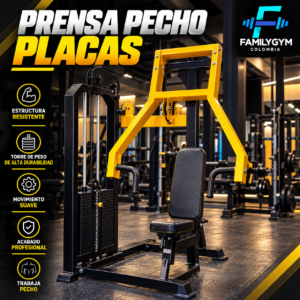 Prensa pecho placas