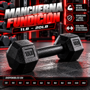 MANCUERNA FUNDICION 1LB-20LB