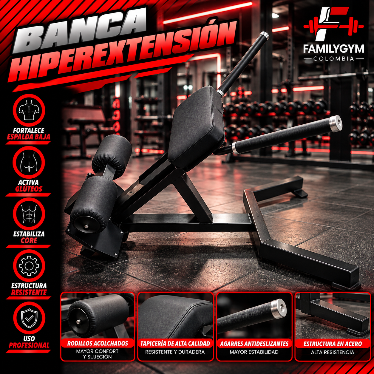 Banca Hiperextensión
