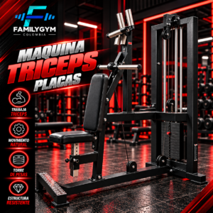 Maquina Triceps placas
