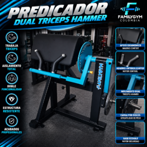 Predicador dual triceps Hammer